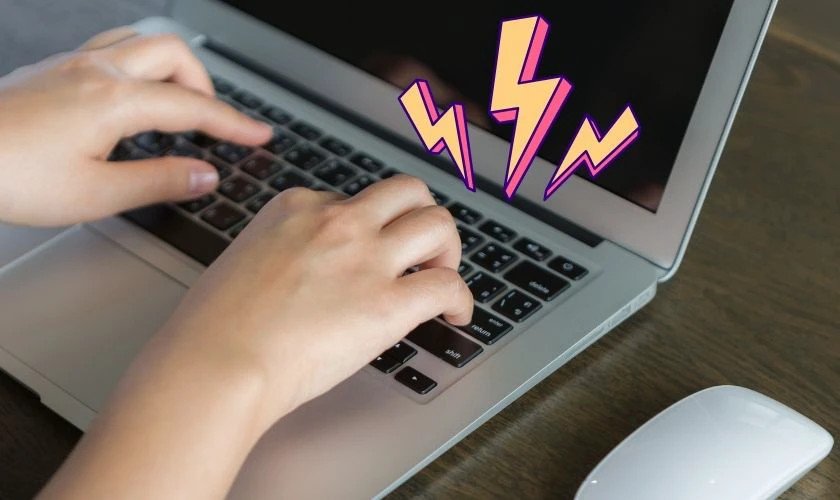 Sửa lỗi kẹt phím laptop do lực nhấn mạnh