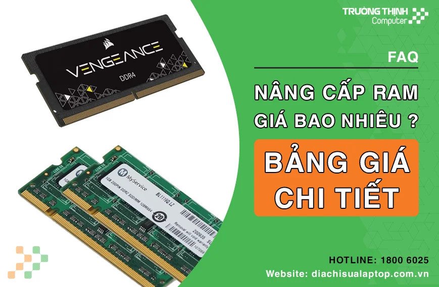 Sửa Ram Laptop Bao Nhiêu Tiền - Bảng Giá Mới Nhất