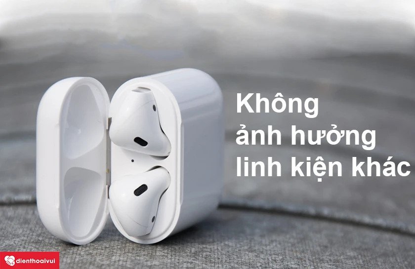 Tai nghe AirPods 2 trên bề mặt