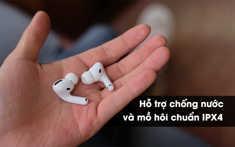 Tai nghe AirPods Pro 1 kháng nước và mồ hôi chuẩn IPX4