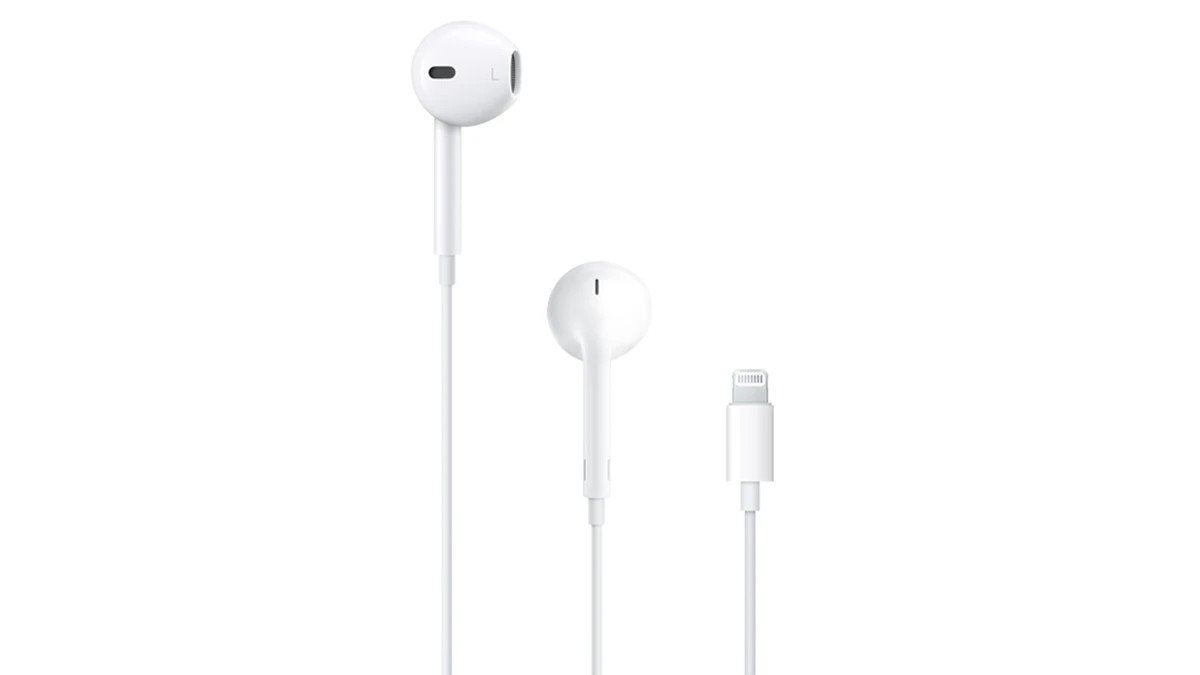 Tai nghe Apple Earpods cổng Lightning màu trắng, kết nối trực tiếp với iPhone