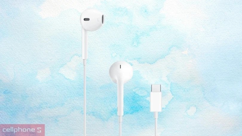 Tai nghe Apple EarPods cổng Type-C hiện đại cho iPhone