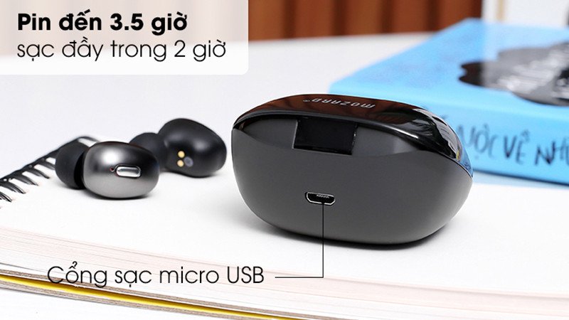 Tai nghe Bluetooth có thời lượng pin lớn, đáp ứng nhu cầu sử dụng