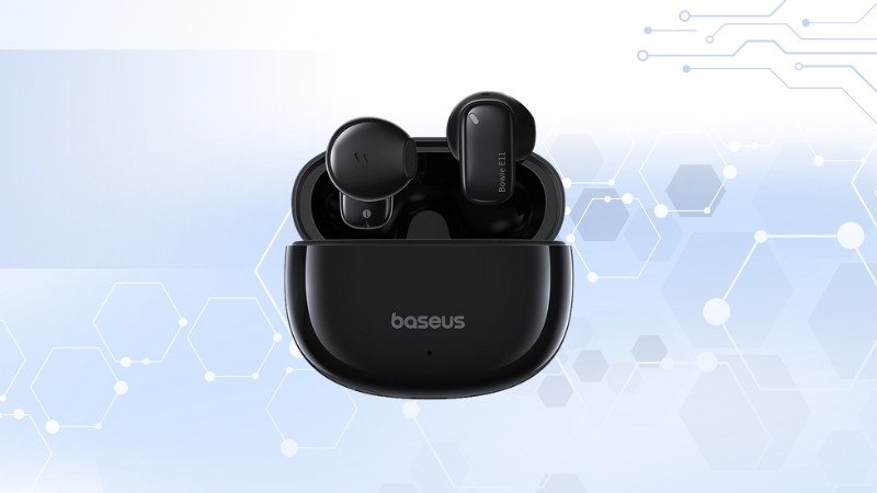 Tai nghe Bluetooth True Wireless Baseus Bowie E11 màu tím