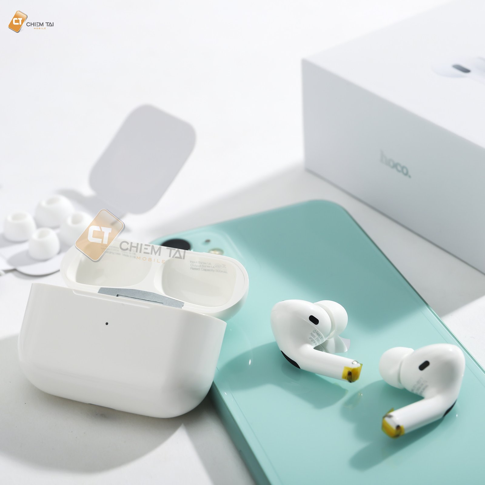 Tai nghe Bluetooth True Wireless Hoco EW04 với thiết kế tinh tế