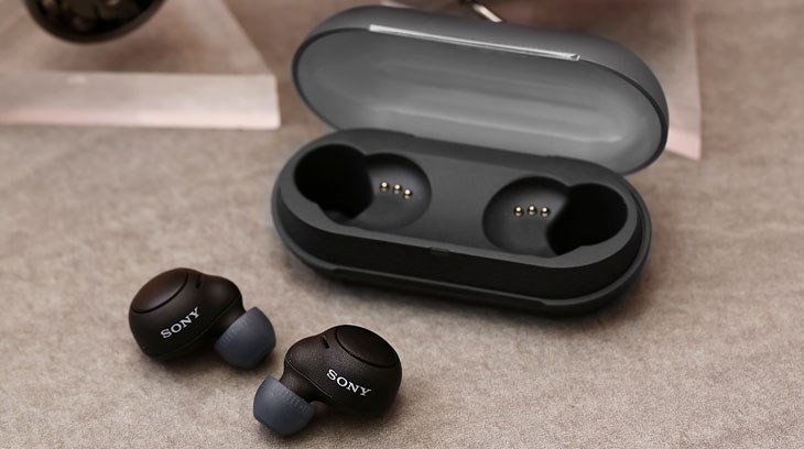 Tai nghe Bluetooth True Wireless Sony WF-C500 với khả năng nghe nhạc 10 tiếng