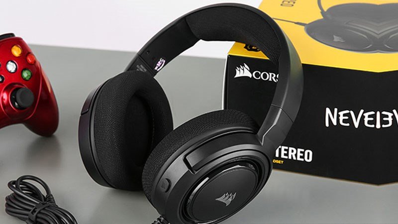 Tai nghe chơi game PUBG Corsair HS35 Stereo Carbon bền bỉ, âm thanh sống động
