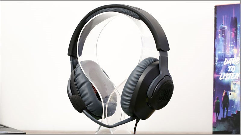 Tai nghe chơi game PUBG JBL Quantum 100 tích hợp micro tiện lợi