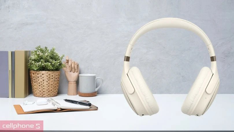 Tai nghe chụp tai Havit H630BT với thiết kế thời trang, đeo trên đầu