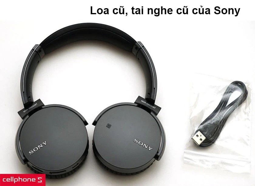 Tai nghe cũ Sony với công nghệ âm thanh chất lượng cao