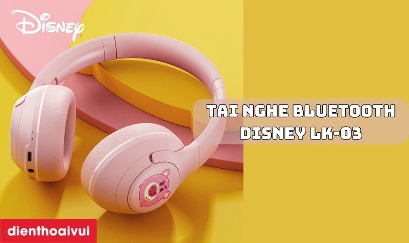 Tai nghe Disney LK-03 chính hãng chụp tai pin khủng
