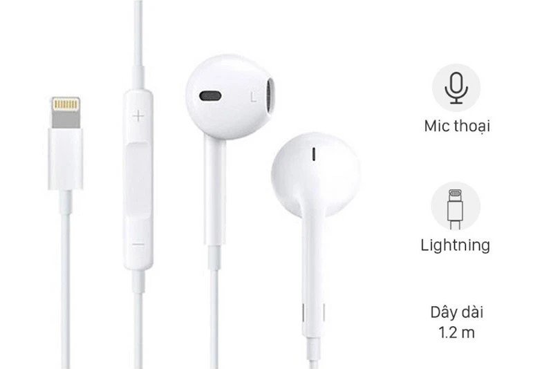 Tai nghe EarPods cổng Lightning tương thích iPhone đời cũ