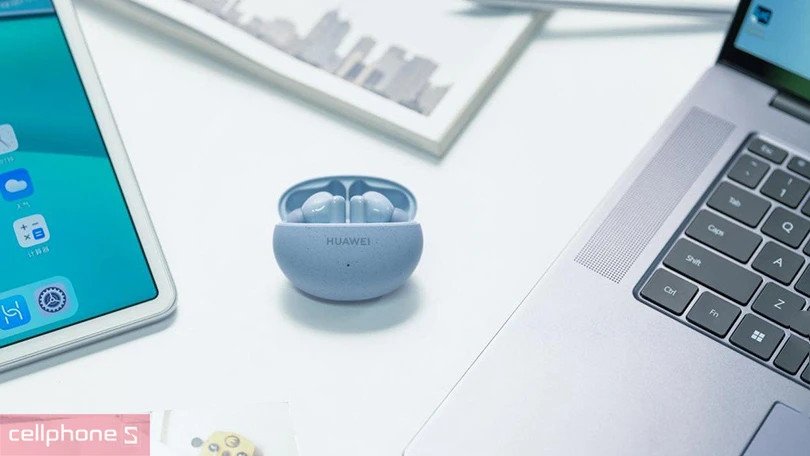 Tai nghe Huawei Freebuds 5i với thời lượng pin kéo dài