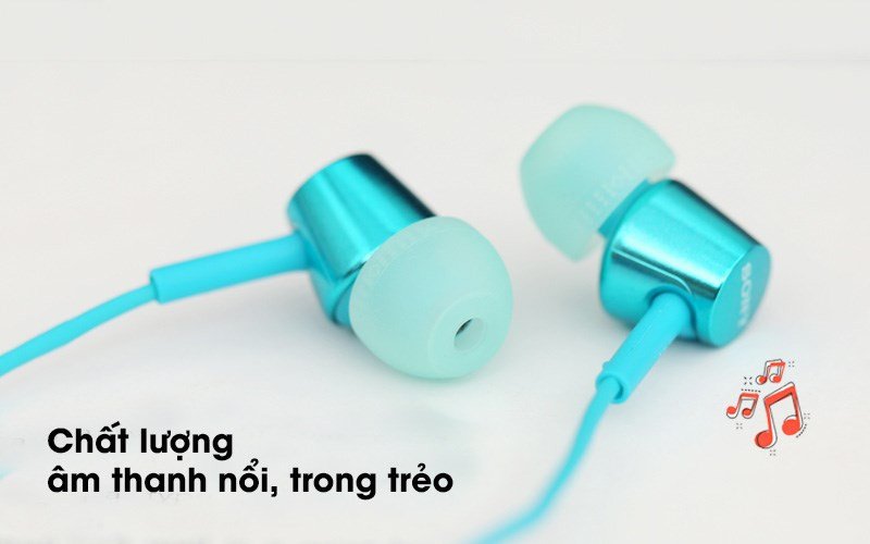 Tai nghe in ear Sony MDR-EX155AP với chất lượng âm thanh sắc nét