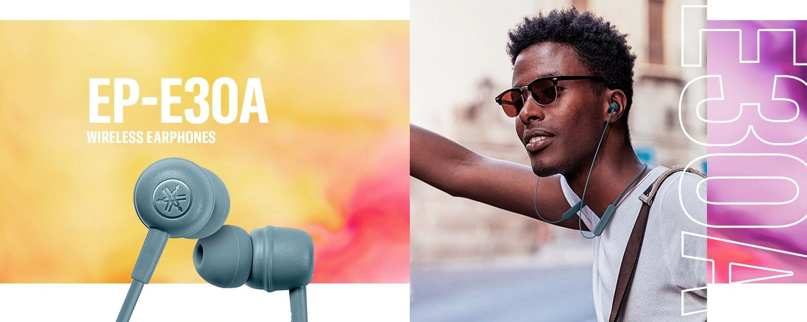 Tai nghe in ear Yamaha màu đen với thiết kế nhỏ gọn, tối ưu khả năng cách âm