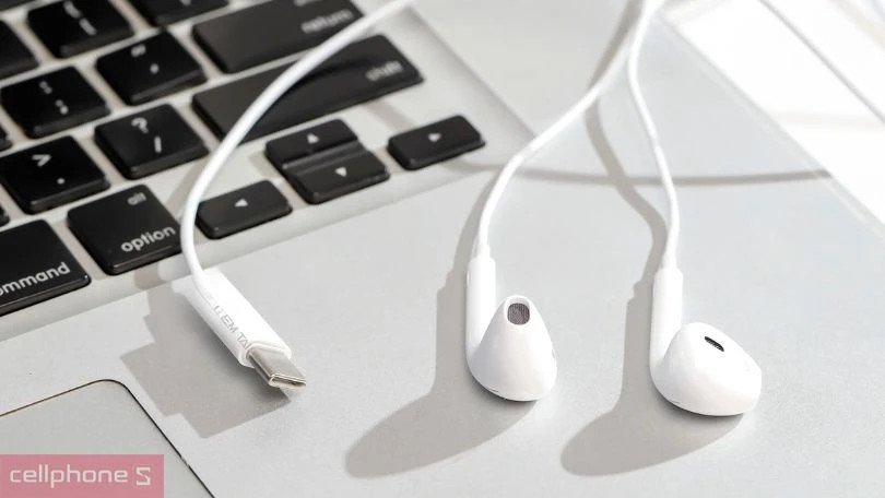 Tai nghe iPhone Type C kháng nước, lý tưởng cho hoạt động ngoài trời