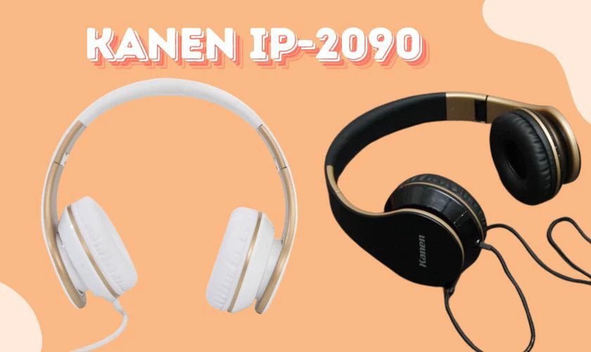 Tai nghe Kanen IP-2090 cá tính, gập gọn dễ dàng, hỗ trợ học tiếng Anh