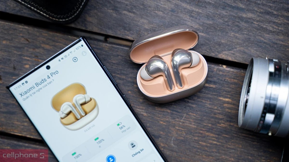 Tai nghe không dây Xiaomi True Wireless với hộp sạc tiện lợi