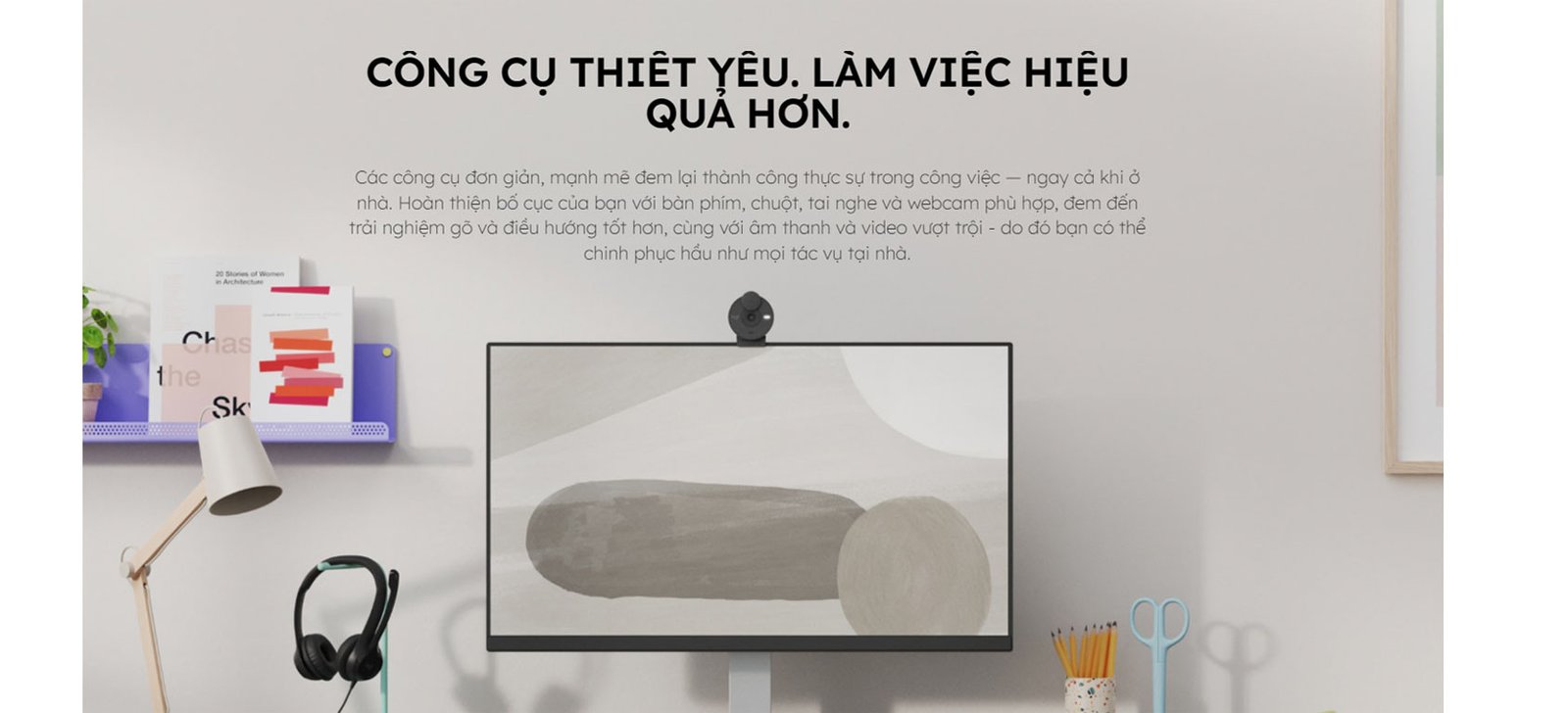 Tai nghe Logitech H390 USB màu đen với đệm tai giả da êm ái
