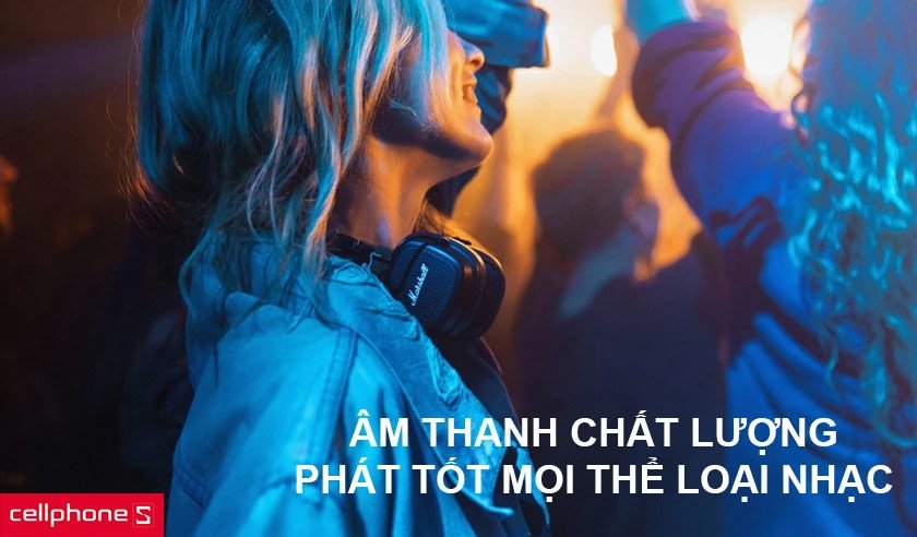 Tai nghe Marshall Major 3 tái tạo âm thanh sống động cho mọi thể loại nhạc