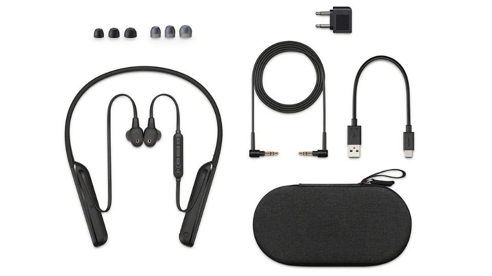 Tai nghe quàng cổ Bluetooth Sony WI-1000XM2 màu đen cá tính