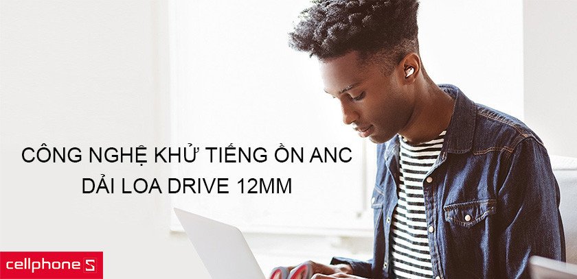 Tai nghe Samsung Buds Live với công nghệ chống ồn ANC màu đen