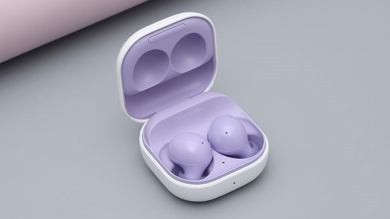 Tai nghe Samsung Galaxy Buds màu tím thời trang với công nghệ chống ồn