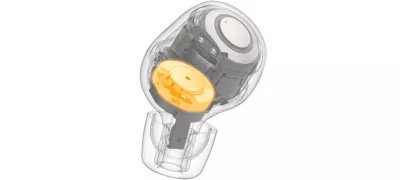 Tai nghe Sony WF-1000XM5 với các thành phần màng loa Dynamic Driver X