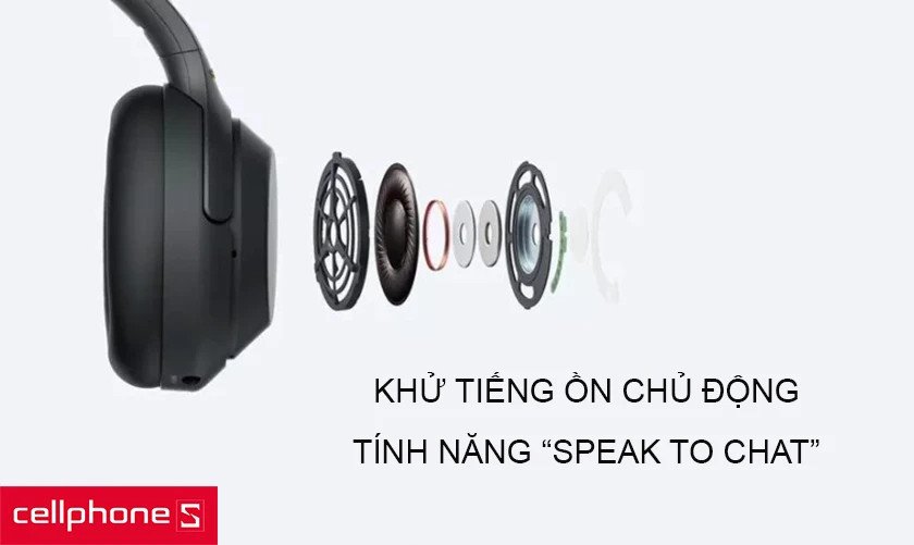 Tai nghe Sony WH-1000XM4 kết nối Bluetooth 5.0 đa điểm, ổn định