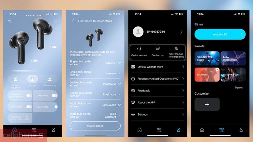 Tai nghe Soundpeats T3 Pro với chế độ Game Mode dành cho game thủ