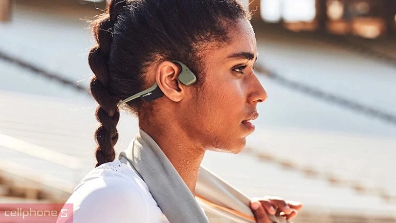 Tai nghe thể thao chạy bộ truyền âm qua xương phù hợp cho hoạt động chạy bộ