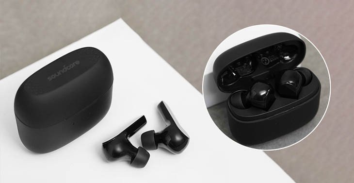 Tai nghe true wireless Anker Soundcore với hộp sạc nhỏ gọn