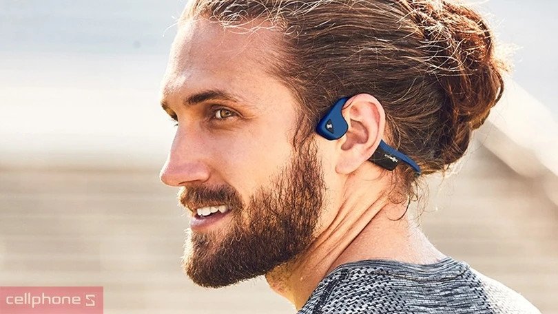 Tai nghe truyền âm thanh qua xương với thiết kế quàng qua gáy