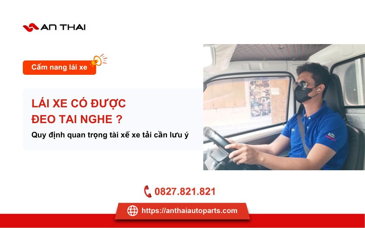 Tài xế ô tô đeo tai nghe Bluetooth khi lái xe có bị phạt không