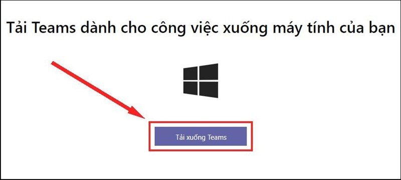 Tải xuống Teams từ trang web chính thức