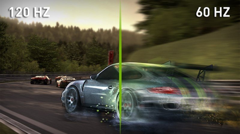 Tần số quét càng cao thì hình ảnh hiển thị càng mượt