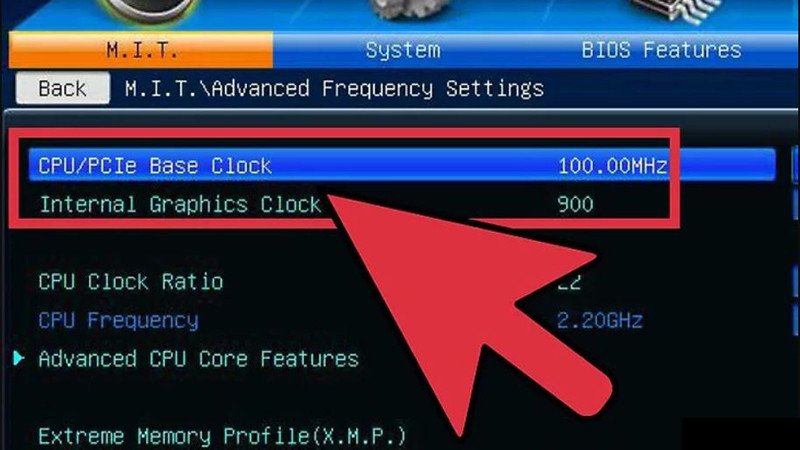 Tăng Base Clock để cải thiện tốc độ CPU laptop