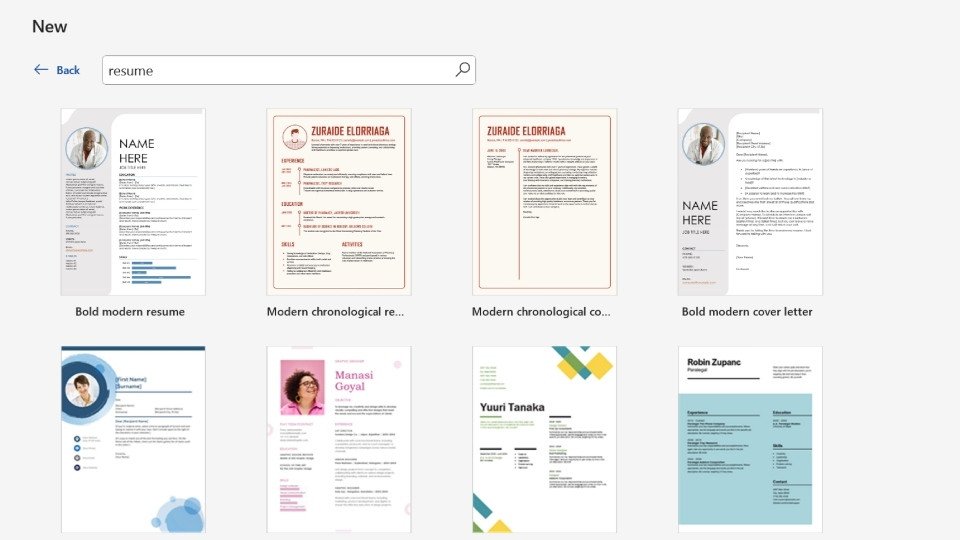 Tạo CV chuyên nghiệp nhanh chóng với Word trên laptop