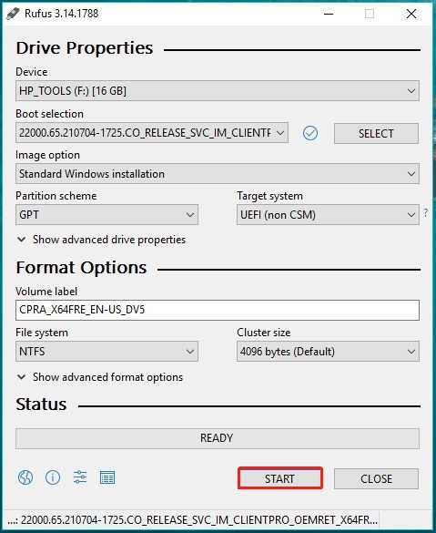 Tạo USB boot cài lại Windows 11