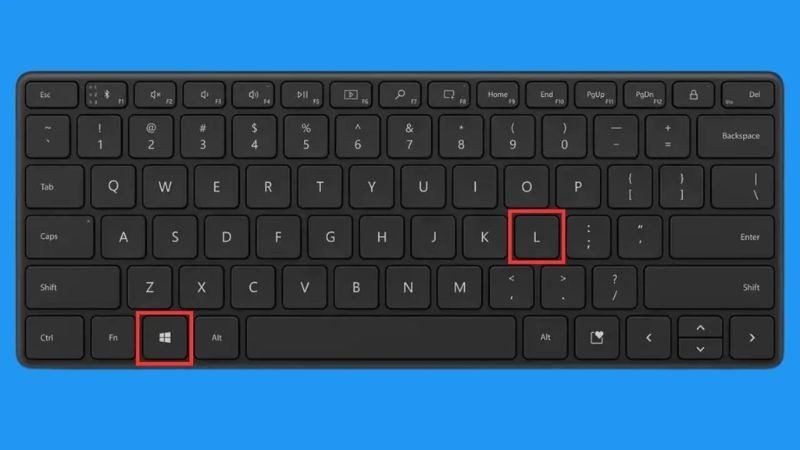 Tắt bàn phím laptop bằng cách khóa