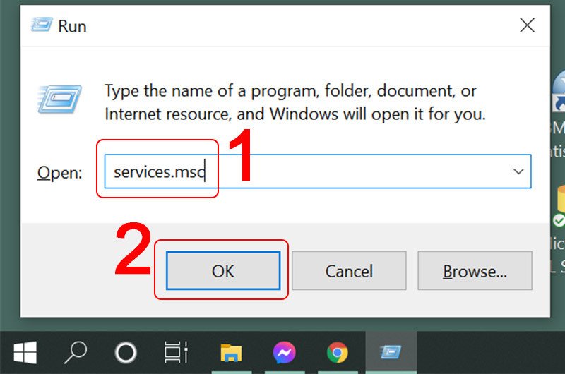 Tắt dịch vụ cảm biến ánh sáng màn hình qua Services