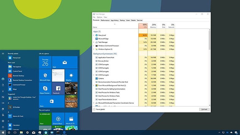 Tắt ứng dụng không phản hồi qua Task Manager khi laptop hay bị đứng máy