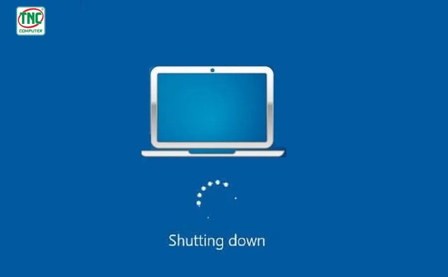 Tắt và ngắt nguồn của laptop trước khi vệ sinh