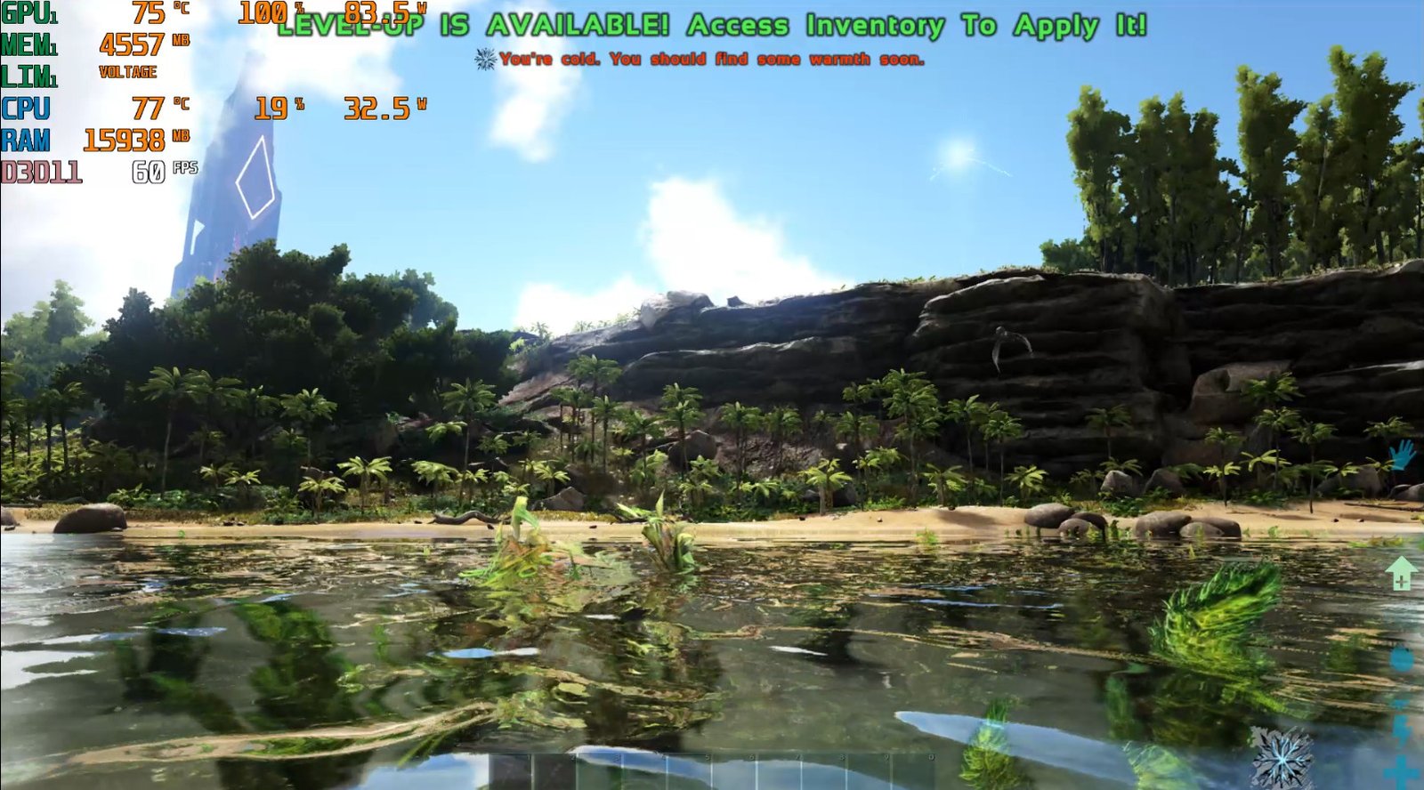 Test game ARK max setting 1080p trên laptop Lenovo LOQ 15IRX9 83DV017HVN