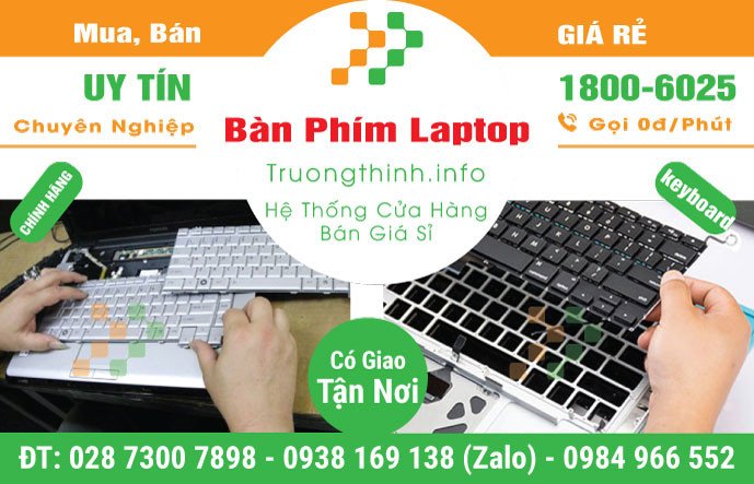 Thay bàn phím laptop giá rẻ tại TPHCM