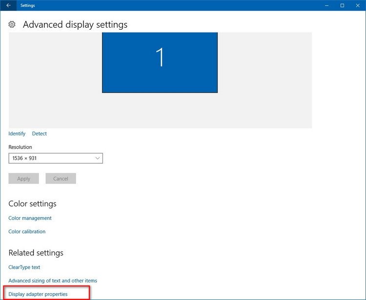 Thay đổi tần số quét màn hình laptop bị nhiễu giật
