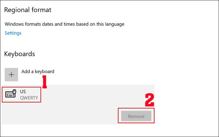 Thay đổi thiết lập chuẩn bàn phím trong Windows để sửa lỗi sai ký tự đặc biệt trên laptop, khắc phục lỗi nhảy chữ trên laptop