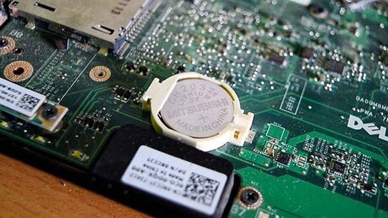 Thay pin CMOS laptop
