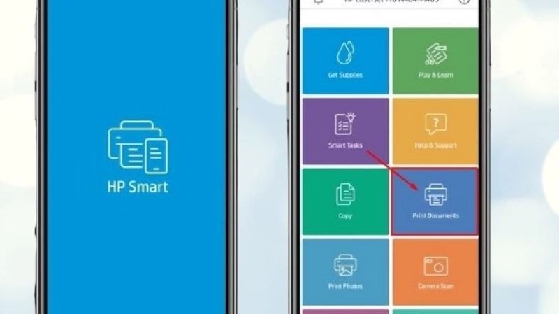 Thêm máy in qua HP Smart