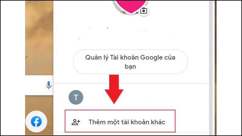 Thêm tài khoản người dùng trên trình duyệt để đăng nhập nhiều Facebook